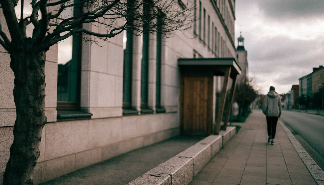 Jyväskylän keskustan katunäkymä toimipisteen lähellä